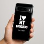 כיסוי בעיצוב אישי עם השם שלך לדגם - Google Pixel 9 Pro 5G בעיצוב אוהבת את החבר שלי