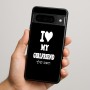 כיסוי בעיצוב אישי עם השם שלך לדגם - Google Pixel 9 Pro 5G בעיצוב אוהב את החברה שלי