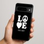 כיסוי בעיצוב אישי עם השם שלך לדגם - Google Pixel 9 Pro 5G בעיצוב אהבה
