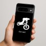 כיסוי בעיצוב אישי עם השם שלך לדגם - Google Pixel 9 Pro 5G בעיצוב רוכב אופניים
