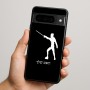 כיסוי בעיצוב אישי עם השם שלך לדגם - Google Pixel 9 Pro 5G בעיצוב לוחם סייף