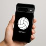כיסוי בעיצוב אישי עם השם שלך לדגם - Google Pixel 9 Pro 5G בעיצוב כדור כדורעף