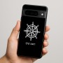 כיסוי בעיצוב אישי עם השם שלך לדגם - Google Pixel 9 Pro 5G בעיצוב הגה - קפטן - ים