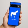 כיסוי בעיצוב אישי עם השם שלך לדגם - Google Pixel 9 Pro 5G בעיצוב סוס