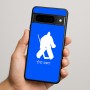 כיסוי בעיצוב אישי עם השם שלך לדגם - Google Pixel 9 Pro 5G בעיצוב הוקי שוערים