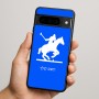 כיסוי בעיצוב אישי עם השם שלך לדגם - Google Pixel 9 Pro 5G בעיצוב שחקן פולו - סוס