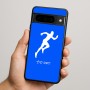 כיסוי בעיצוב אישי עם השם שלך לדגם - Google Pixel 9 Pro 5G בעיצוב רץ