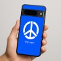 כיסוי בעיצוב אישי עם השם שלך לדגם - Google Pixel 9 Pro 5G בעיצוב סמל השלום