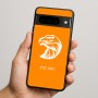 כיסוי בעיצוב אישי עם השם שלך לדגם - Google Pixel 9 Pro 5G בעיצוב ראש נשר