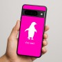 כיסוי בעיצוב אישי עם השם שלך לדגם - Google Pixel 9 Pro 5G בעיצוב פינגווין