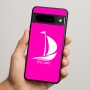 כיסוי בעיצוב אישי עם השם שלך לדגם - Google Pixel 9 Pro 5G בעיצוב סירה
