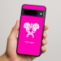 כיסוי בעיצוב אישי עם השם שלך לדגם - Google Pixel 9 Pro 5G בעיצוב פרחי קרן