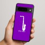 כיסוי בעיצוב אישי עם השם שלך לדגם - Google Pixel 9 Pro 5G בעיצוב סקסופון