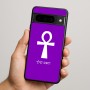כיסוי בעיצוב אישי עם השם שלך לדגם - Google Pixel 9 Pro 5G בעיצוב אנק - מפתח החיים המצרי