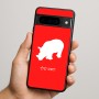 כיסוי בעיצוב אישי עם השם שלך לדגם - Google Pixel 9 Pro 5G בעיצוב קרנף