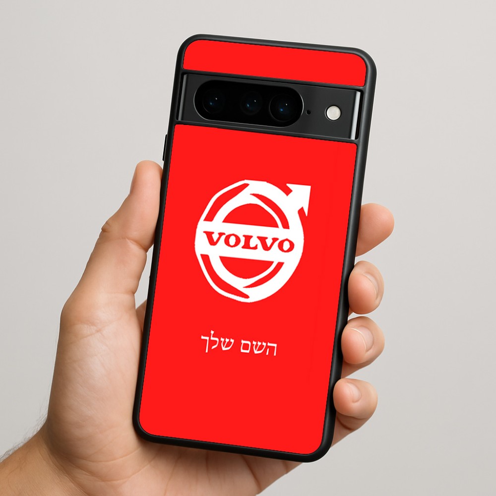 כיסוי בעיצוב אישי עם השם שלך לדגם - Google Pixel 9 Pro 5G בעיצוב וולוו
