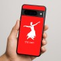 כיסוי בעיצוב אישי עם השם שלך לדגם - Google Pixel 9 Pro 5G בעיצוב בלרינה