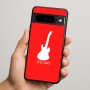 כיסוי בעיצוב אישי עם השם שלך לדגם - Google Pixel 9 Pro 5G בעיצוב גיטרה