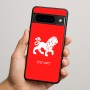 כיסוי בעיצוב אישי עם השם שלך לדגם - Google Pixel 9 Pro 5G בעיצוב מזלות - אריה