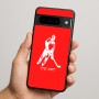 כיסוי בעיצוב אישי עם השם שלך לדגם - Google Pixel 9 Pro 5G בעיצוב שחקן הוקי
