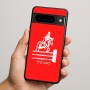 כיסוי בעיצוב אישי עם השם שלך לדגם - Google Pixel 9 Pro 5G בעיצוב רוכב סוסים