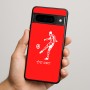 כיסוי בעיצוב אישי עם השם שלך לדגם - Google Pixel 9 Pro 5G בעיצוב שחקן כדורגל