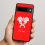 כיסוי בעיצוב אישי עם השם שלך לדגם - Google Pixel 9 Pro 5G בעיצוב פרחי קרן
