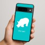 כיסוי בעיצוב אישי עם השם שלך לדגם - Google Pixel 9 Pro 5G בעיצוב קרנף