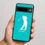 כיסוי בעיצוב אישי עם השם שלך לדגם - Google Pixel 9 Pro 5G בעיצוב שחקן גולף