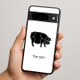 כיסוי בעיצוב אישי עם השם שלך לדגם - Google Pixel 9 Pro 5G בעיצוב חזיר