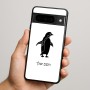 כיסוי בעיצוב אישי עם השם שלך לדגם - Google Pixel 9 Pro 5G בעיצוב פינגווין