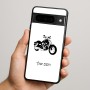 כיסוי בעיצוב אישי עם השם שלך לדגם - Google Pixel 9 Pro 5G בעיצוב הארלי-דיווידסון