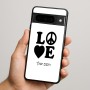 כיסוי בעיצוב אישי עם השם שלך לדגם - Google Pixel 9 Pro 5G בעיצוב אהבה