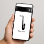 כיסוי בעיצוב אישי עם השם שלך לדגם - Google Pixel 9 Pro 5G בעיצוב סקסופון