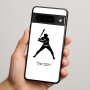 כיסוי בעיצוב אישי עם השם שלך לדגם - Google Pixel 9 Pro 5G בעיצוב שחקן בייסבול
