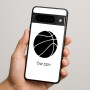 כיסוי בעיצוב אישי עם השם שלך לדגם - Google Pixel 9 Pro 5G בעיצוב כדורסל