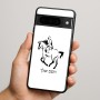 כיסוי בעיצוב אישי עם השם שלך לדגם - Google Pixel 9 Pro 5G בעיצוב רוכב סוסים 2