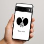 כיסוי בעיצוב אישי עם השם שלך לדגם - Google Pixel 9 Pro 5G בעיצוב פינג פונג