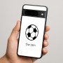 כיסוי בעיצוב אישי עם השם שלך לדגם - Google Pixel 9 Pro 5G בעיצוב כדורגל כדור כדורגל