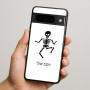 כיסוי בעיצוב אישי עם השם שלך לדגם - Google Pixel 9 Pro 5G בעיצוב סקלטון
