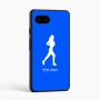 כיסוי בעיצוב אישי עם השם שלך לדגם - Google Pixel 9a 5G בעיצוב רץ רץ אישה
