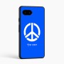 כיסוי בעיצוב אישי עם השם שלך לדגם - Google Pixel 9a 5G בעיצוב סמל השלום