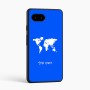 כיסוי בעיצוב אישי עם השם שלך לדגם - Google Pixel 9a 5G בעיצוב מפת העולם