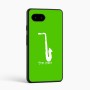 כיסוי בעיצוב אישי עם השם שלך לדגם - Google Pixel 9a 5G בעיצוב סקסופון