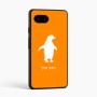 כיסוי בעיצוב אישי עם השם שלך לדגם - Google Pixel 9a 5G בעיצוב פינגווין