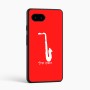 כיסוי בעיצוב אישי עם השם שלך לדגם - Google Pixel 9a 5G בעיצוב סקסופון