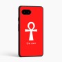 כיסוי בעיצוב אישי עם השם שלך לדגם - Google Pixel 9a 5G בעיצוב אנק - מפתח החיים המצרי