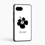 כיסוי בעיצוב אישי עם השם שלך לדגם - Google Pixel 9a 5G בעיצוב פרח היביסקוס