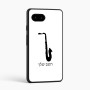 כיסוי בעיצוב אישי עם השם שלך לדגם - Google Pixel 9a 5G בעיצוב סקסופון