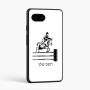 כיסוי בעיצוב אישי עם השם שלך לדגם - Google Pixel 9a 5G בעיצוב רוכב סוסים